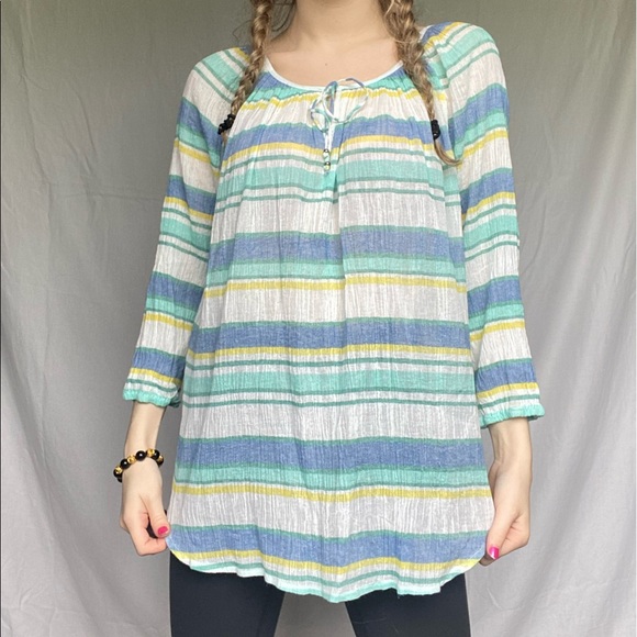 Champs Tops - Champs Stripped Colorful Light Longsleeve Shirt